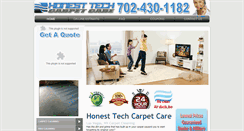 Desktop Screenshot of honesttechcarpetcare.com